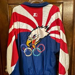 Vintage NWT Atlanta Olympic 1996 Eagle Starter jacket